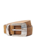 Aya Belt Cognac Suede