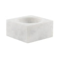 Pearl White Marble 6" Honed Finish Catchall Bowl