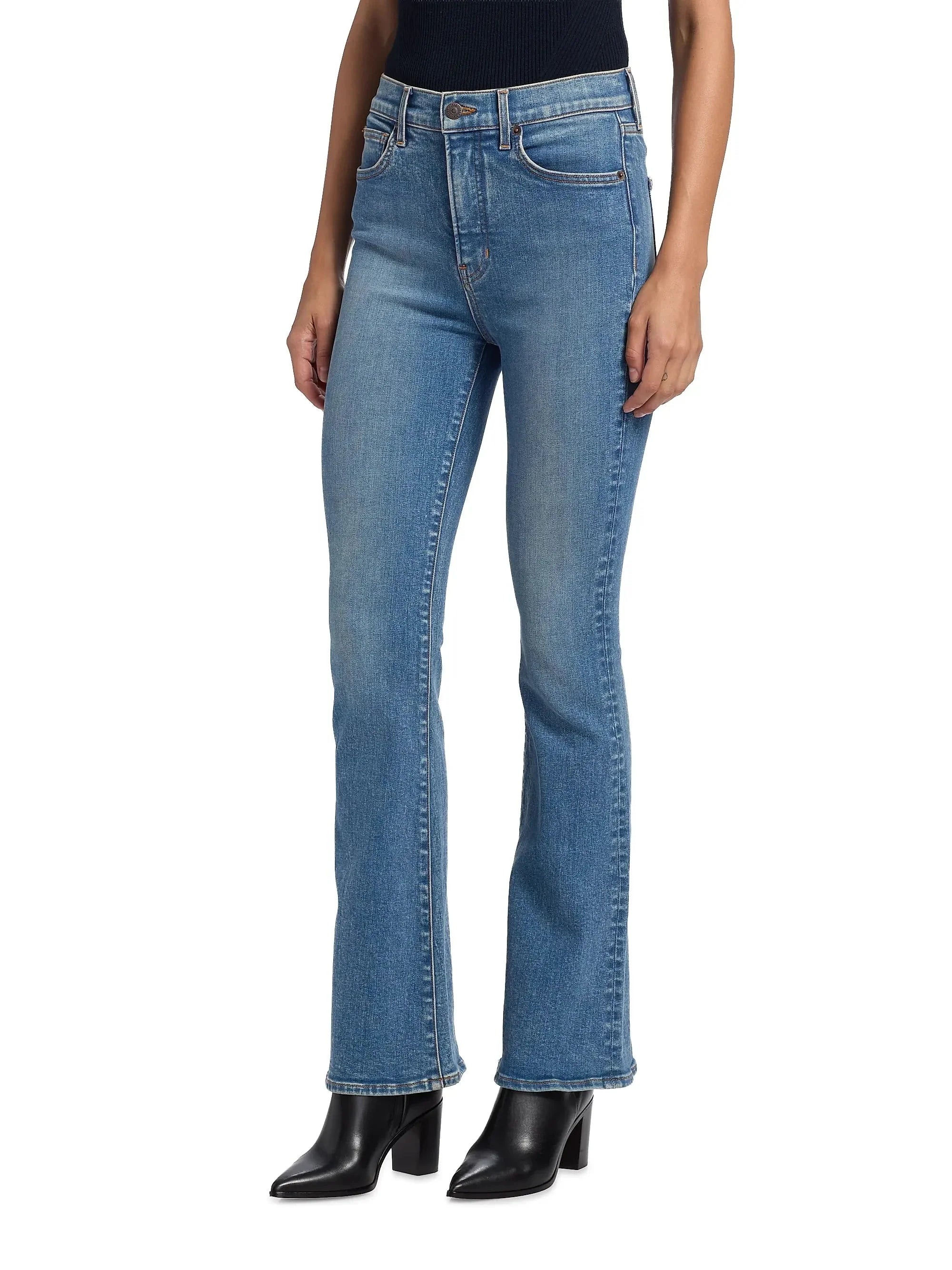 Beverly Loafer High Rise Jean Ripple Haze