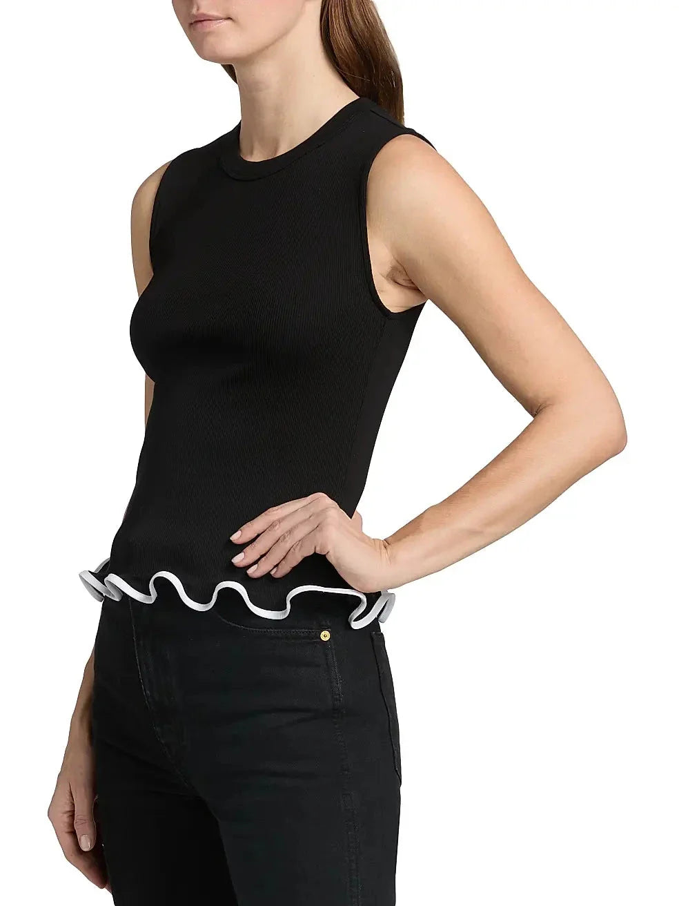 Elianne Sleeveless Top Black