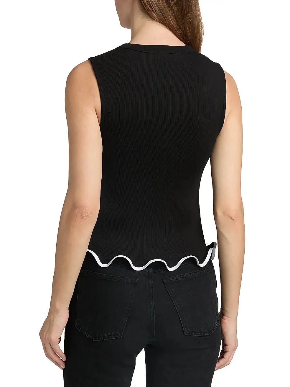 Elianne Sleeveless Top Black