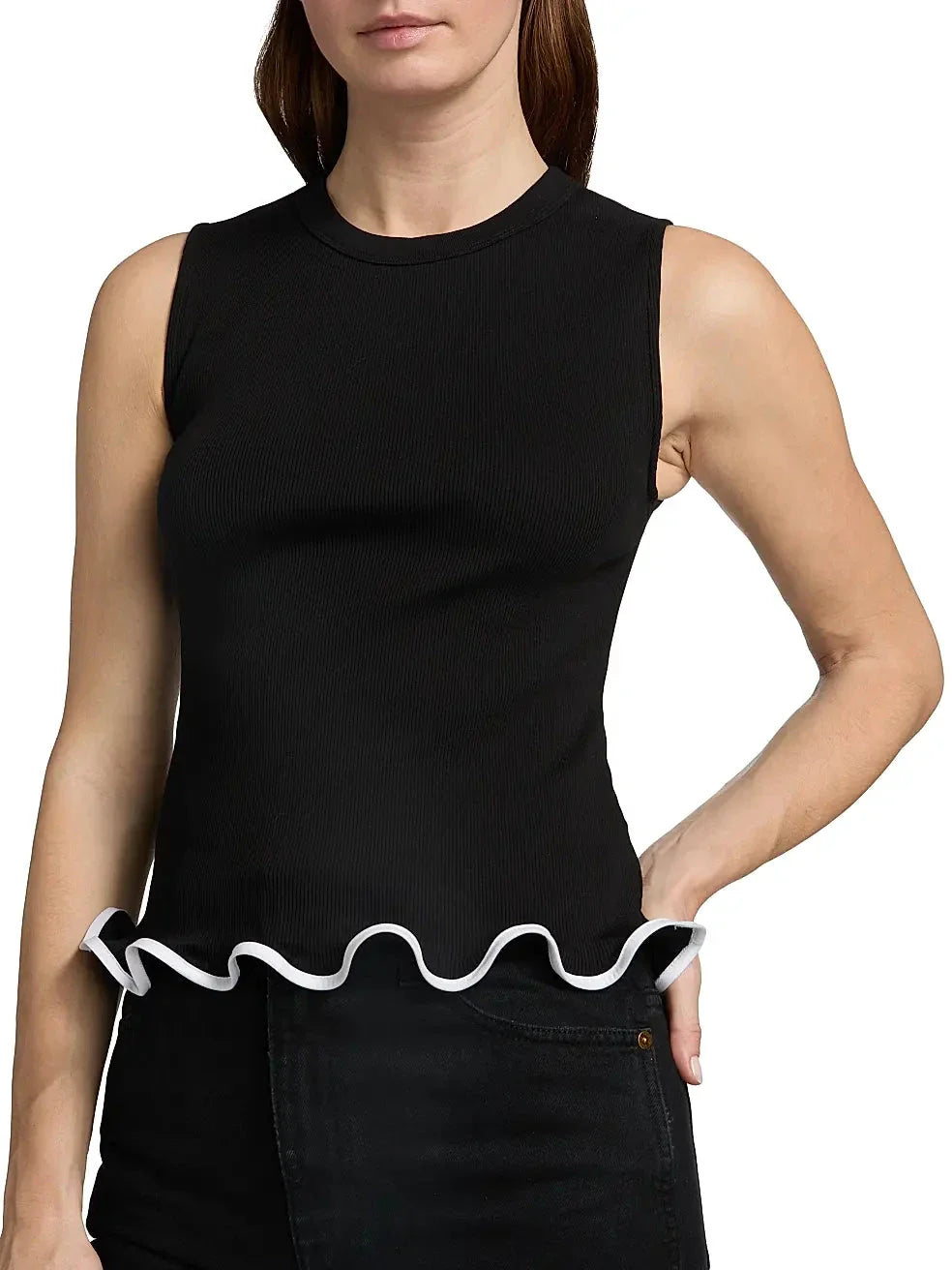 Elianne Sleeveless Top Black