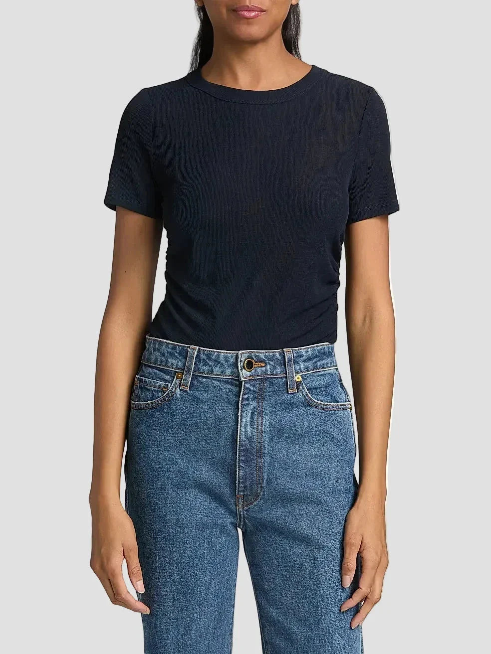 Remus Ruched T-Shirt Navy