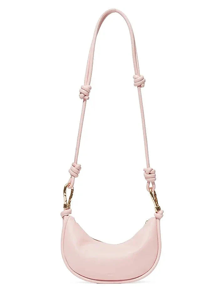 Avery Leather Crossbody Pale Pink