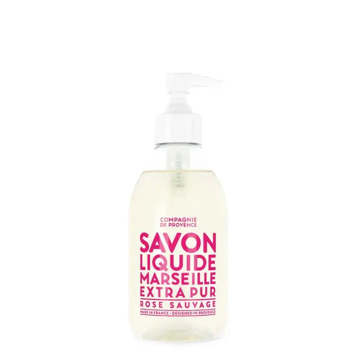Liquid Marseille Soap Wild Rose 10 fl oz Plastic