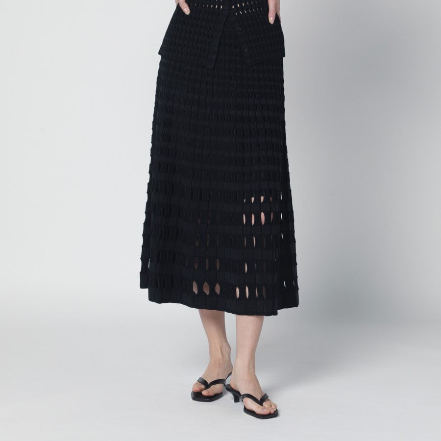 Drue Midi Skirt Black