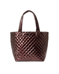 Medium Metro Tote Deluxe Bordeaux Lacquer
