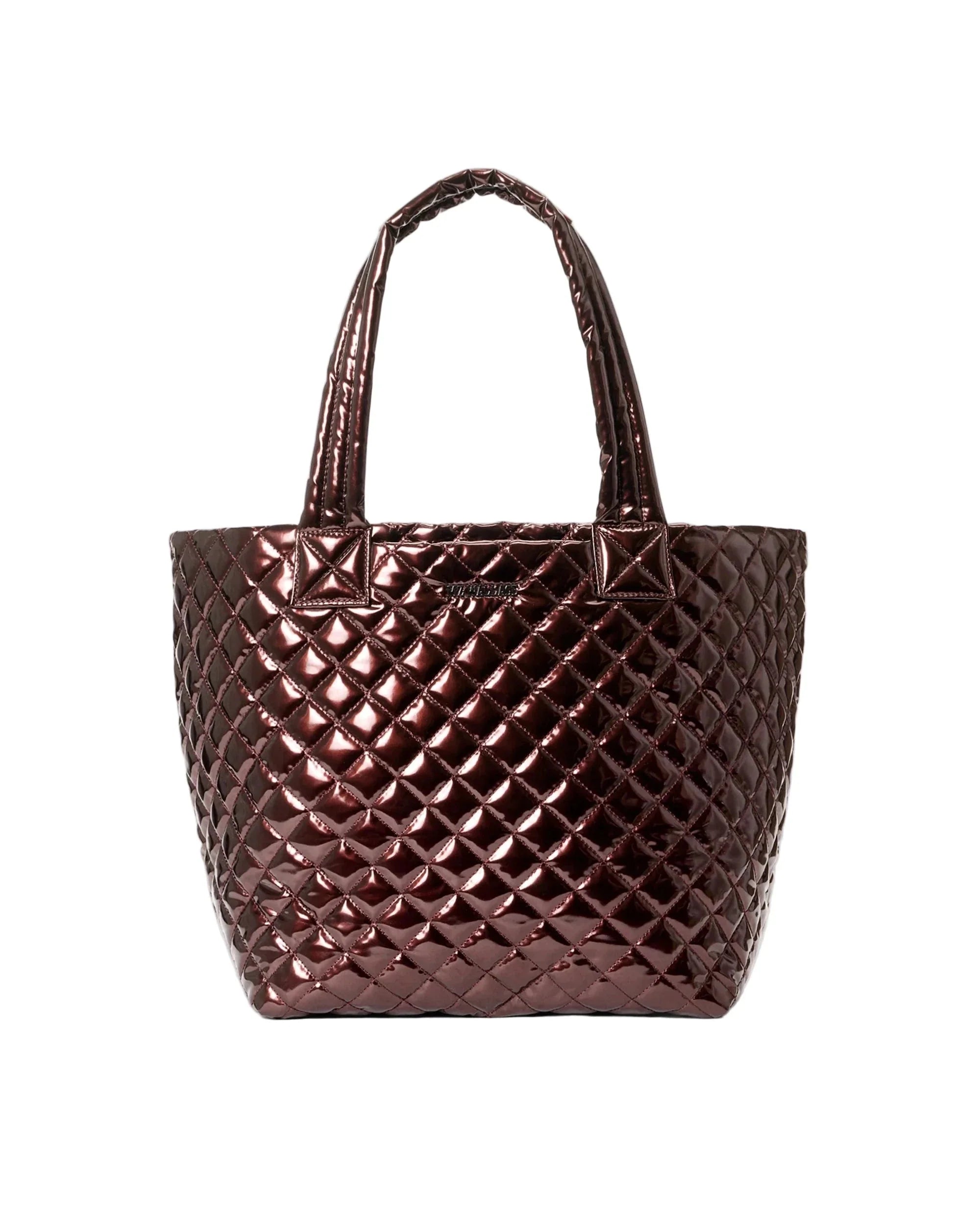 Medium Metro Tote Deluxe Bordeaux Lacquer
