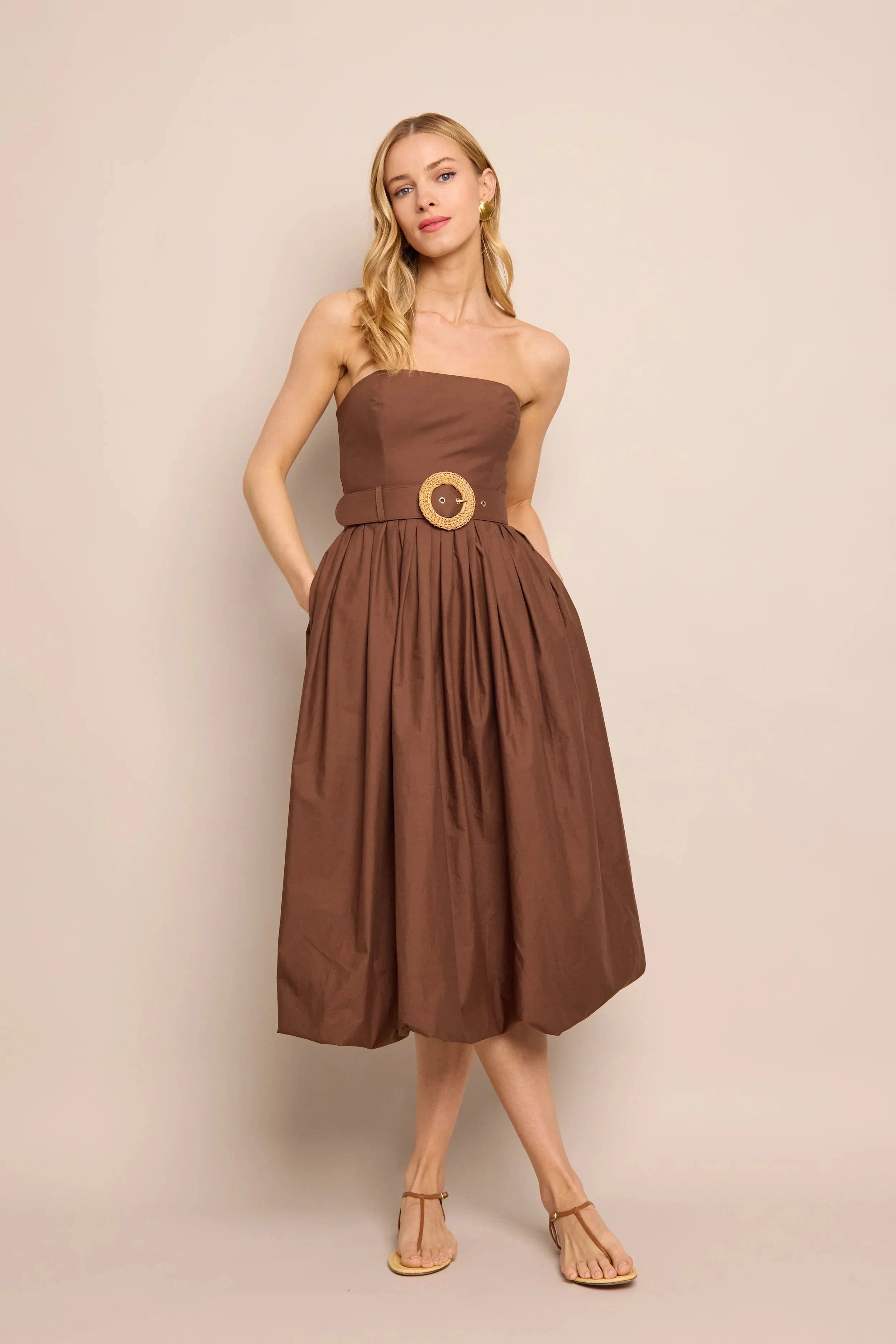 Anisha Dress Truffle