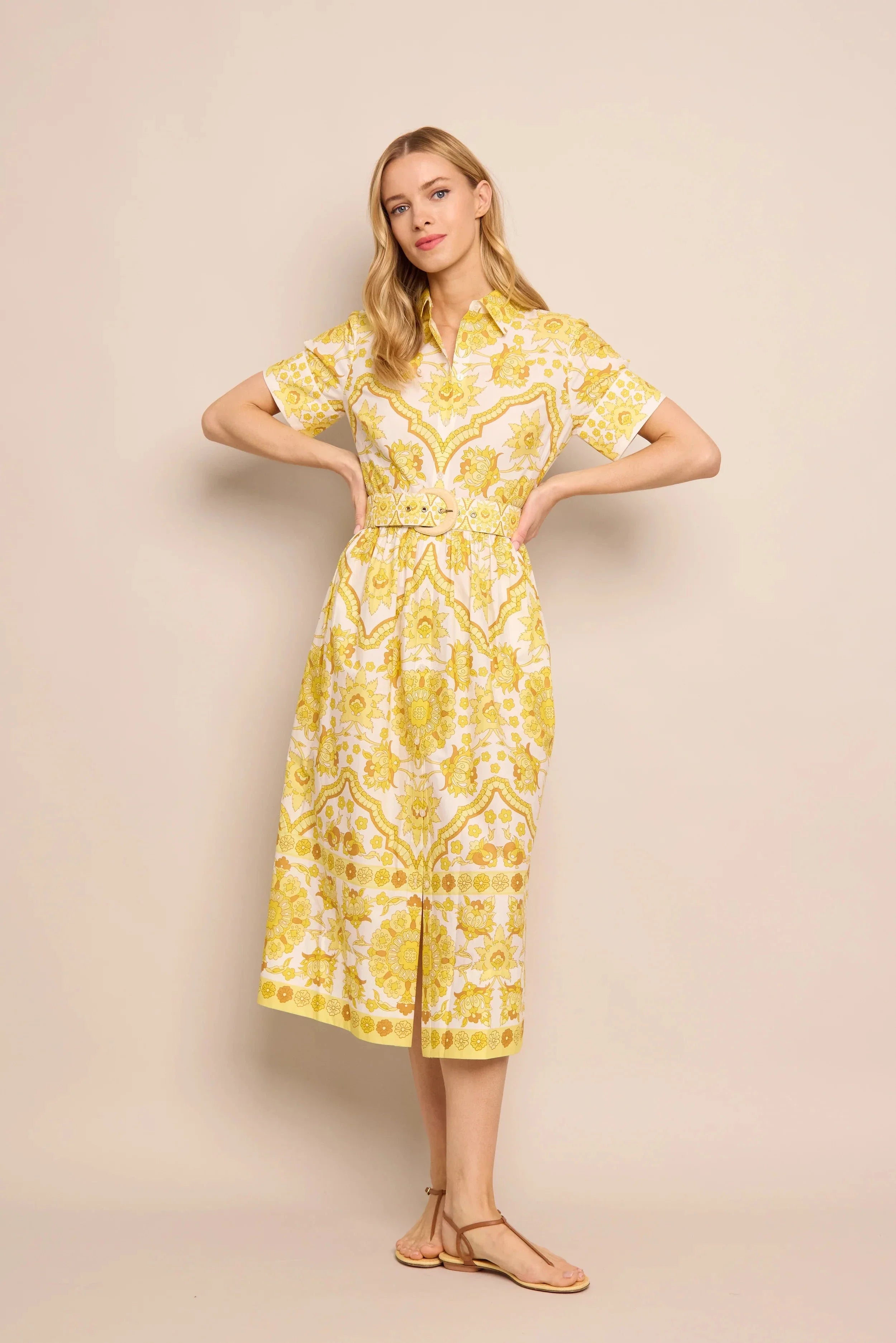 Malena Dress Mystic Yellow