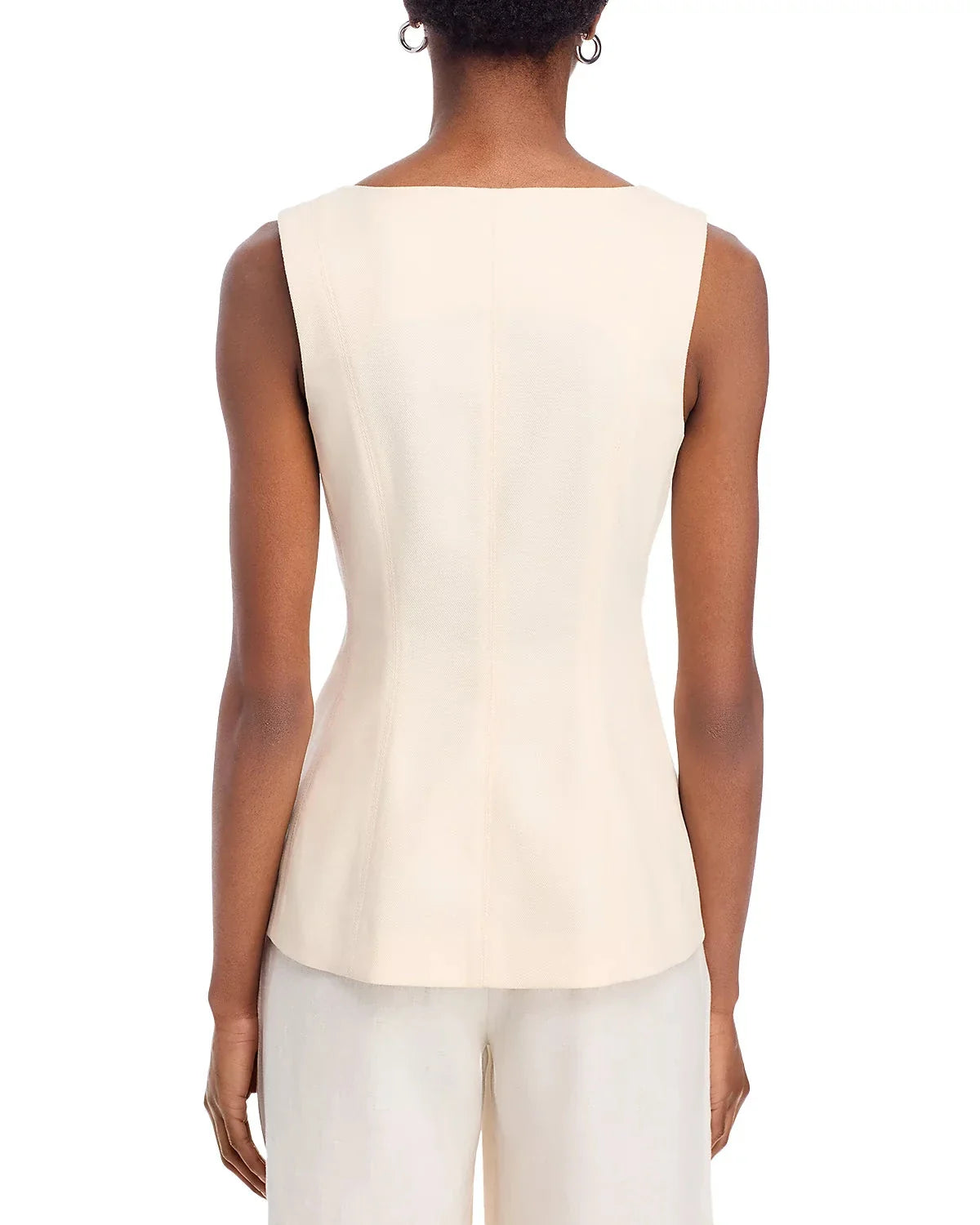Avalina Vest Ecru