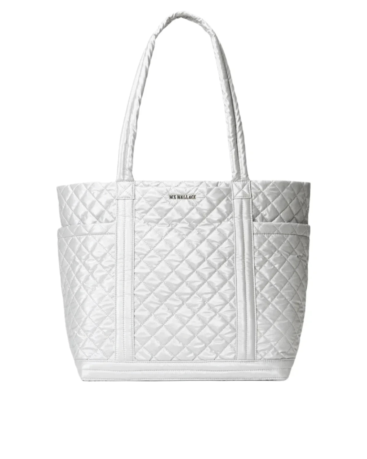 Large Empire Tote Oyster Metallic