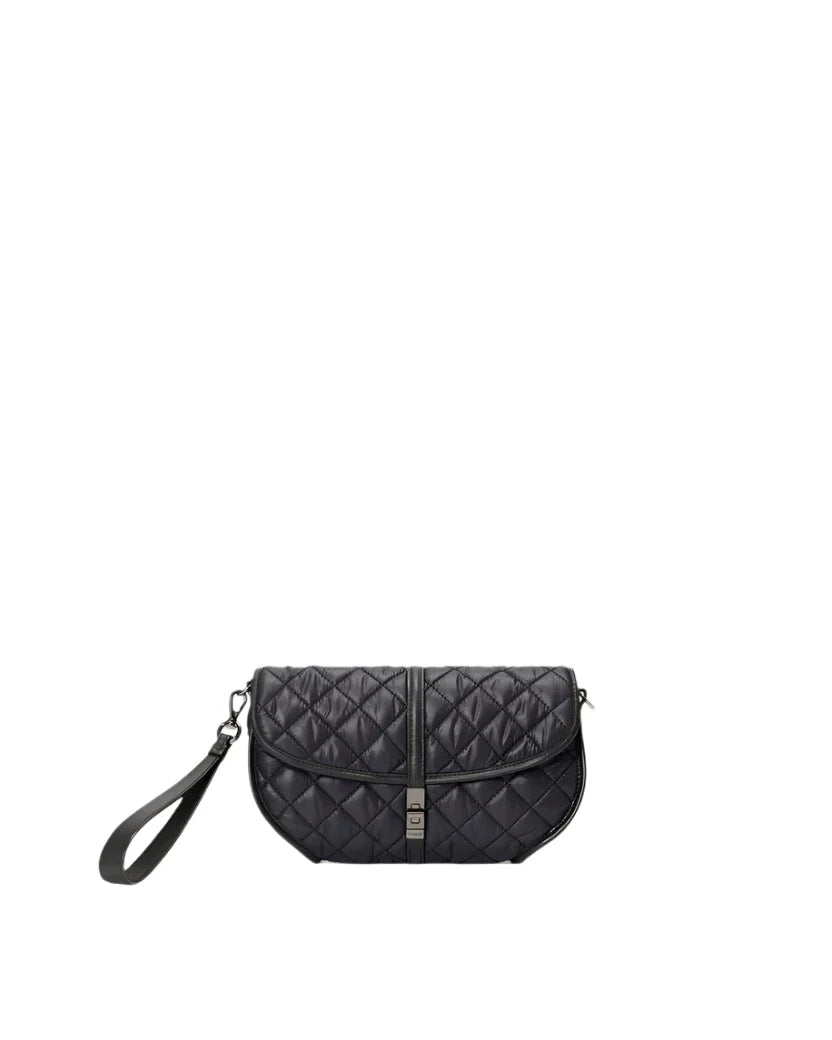 Small Astor Convertible Clutch Black