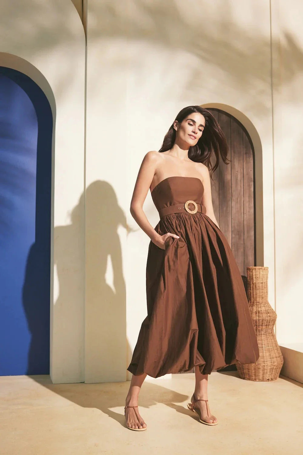 Anisha Dress Truffle