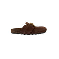 Mule Slippers Cow Suede Brown