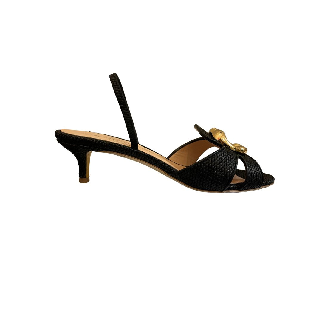 Baski Raffia Nero