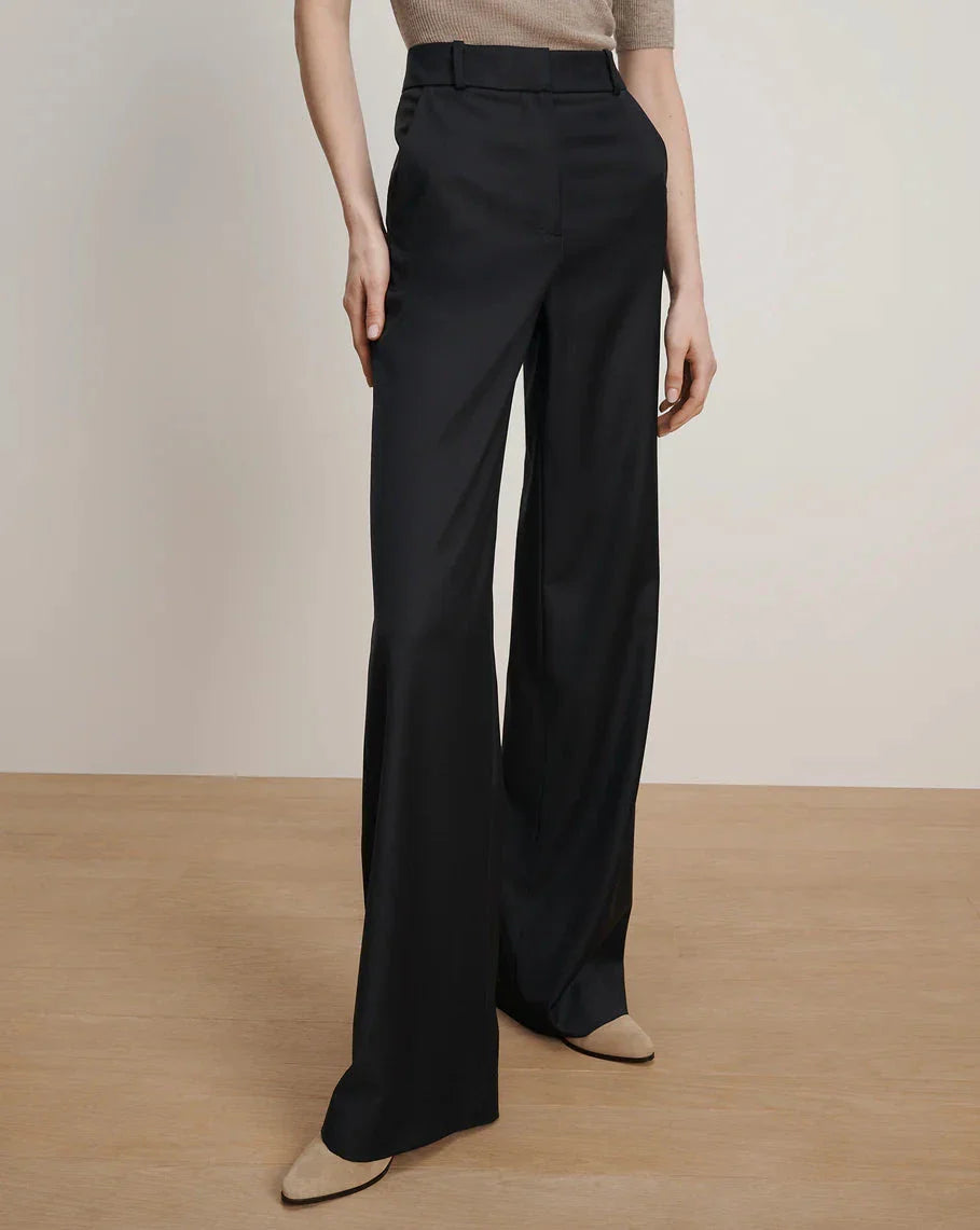 Eaton Wide-Leg Pant Navy