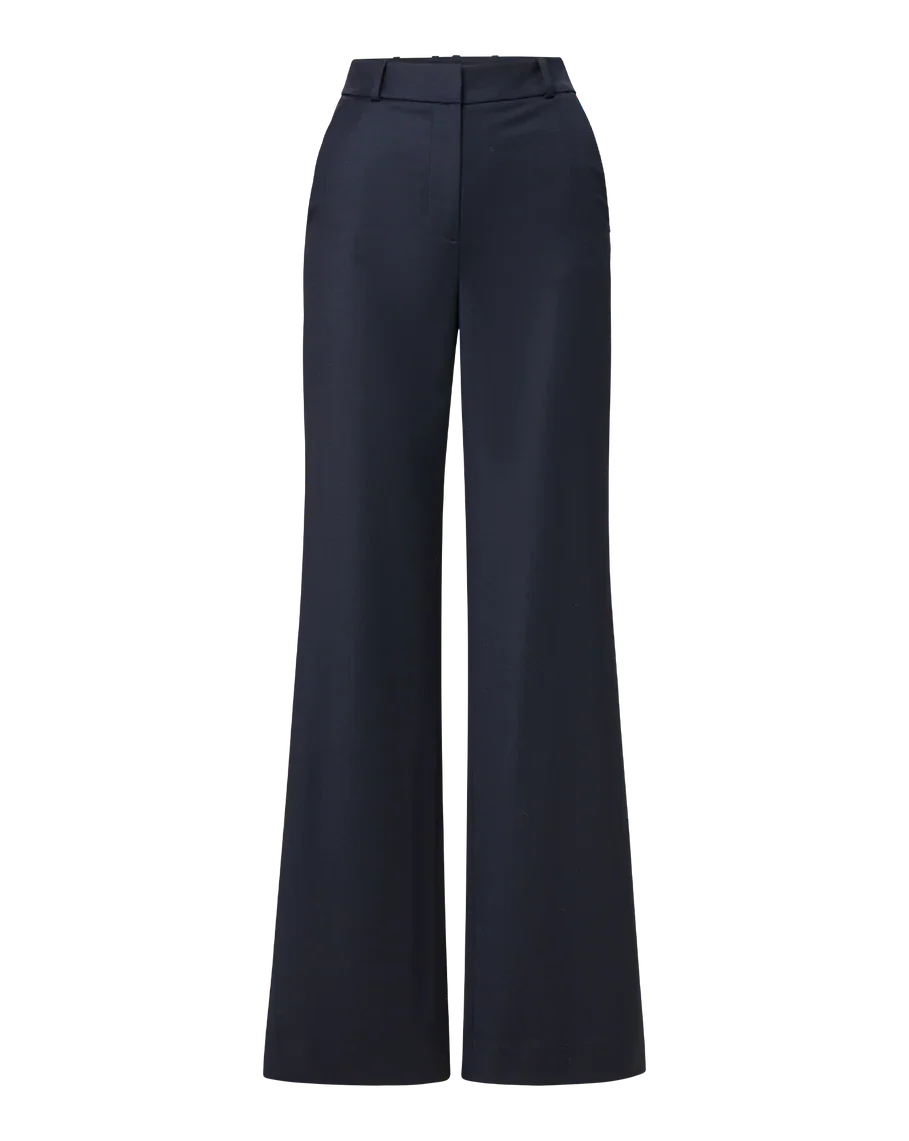 Eaton Wide-Leg Pant Navy