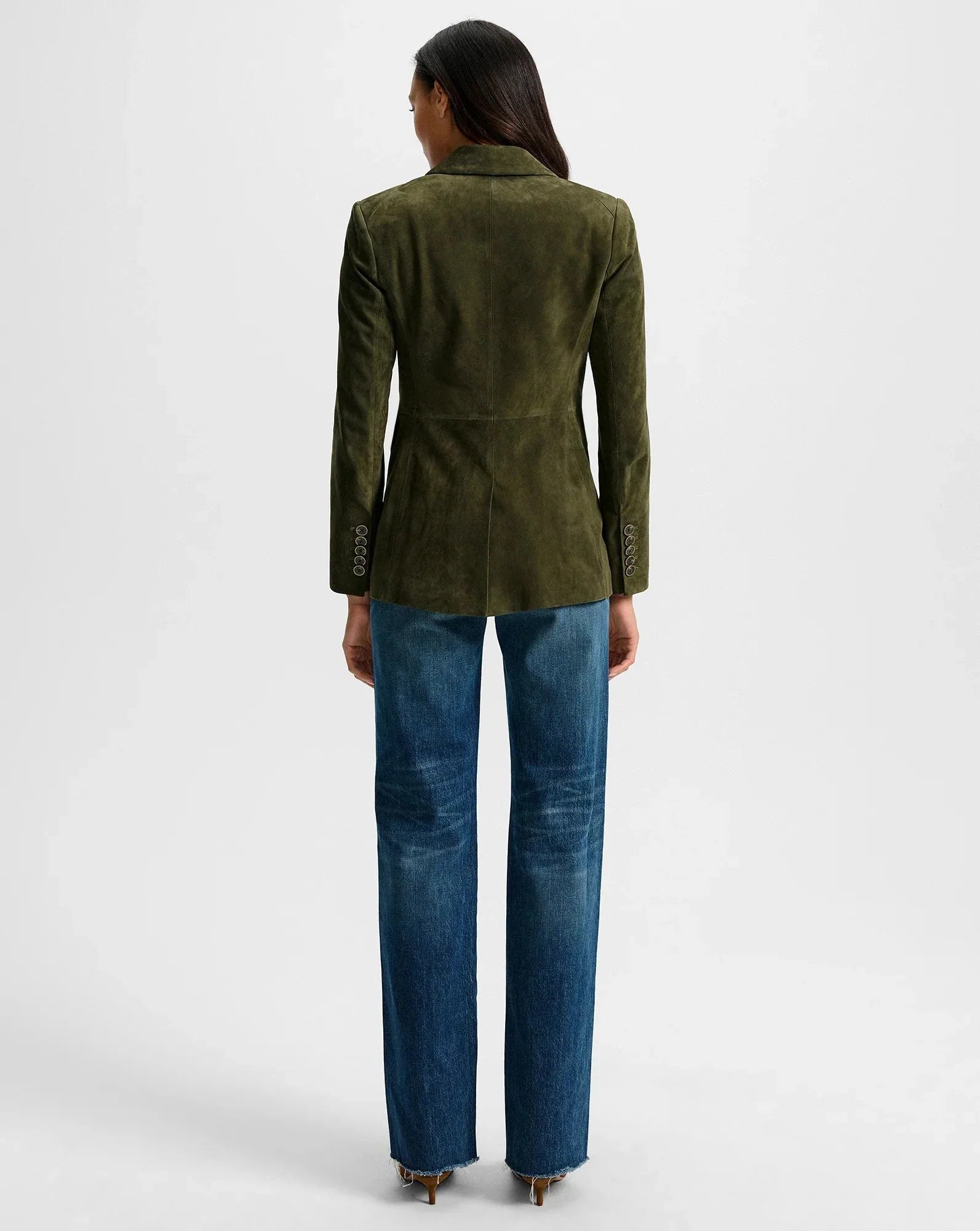 Duane Suede Dickey Jacket Cypress