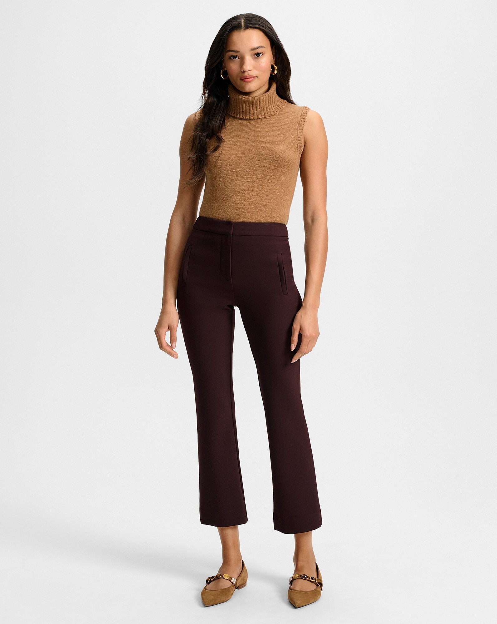 Arte Kick-Flare Pant Dark Currant