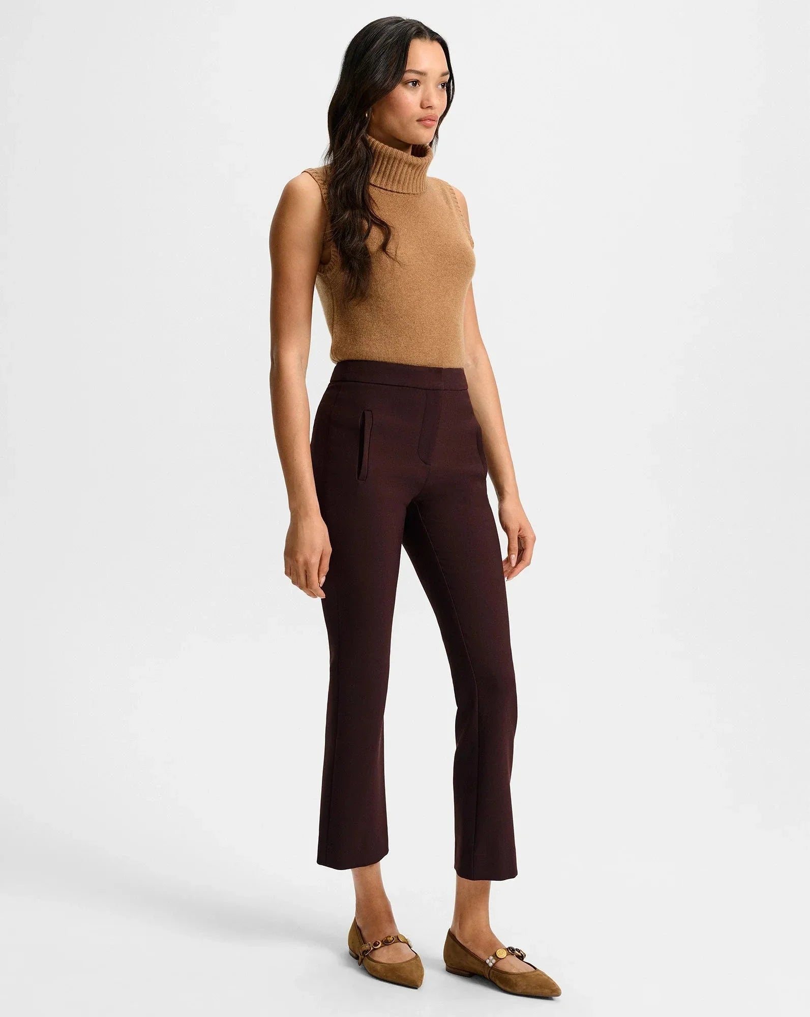 Arte Kick-Flare Pant Dark Currant