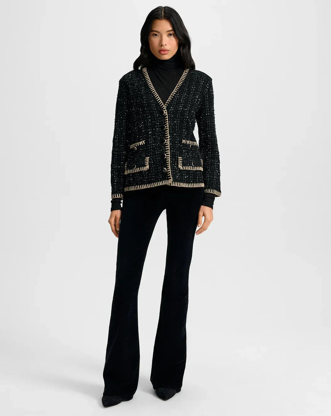 Ceriani Tweed Jacket Black