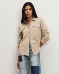 Ayton Merino-Cashmere Knit Top Oatmeal