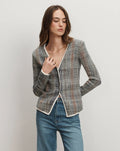 Nadialine Knit Jacket Hunter Green Multi