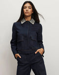 Barrington Embellished Denim Jacket Midnight Wash