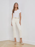 Kendra Crop Flare Vintage White