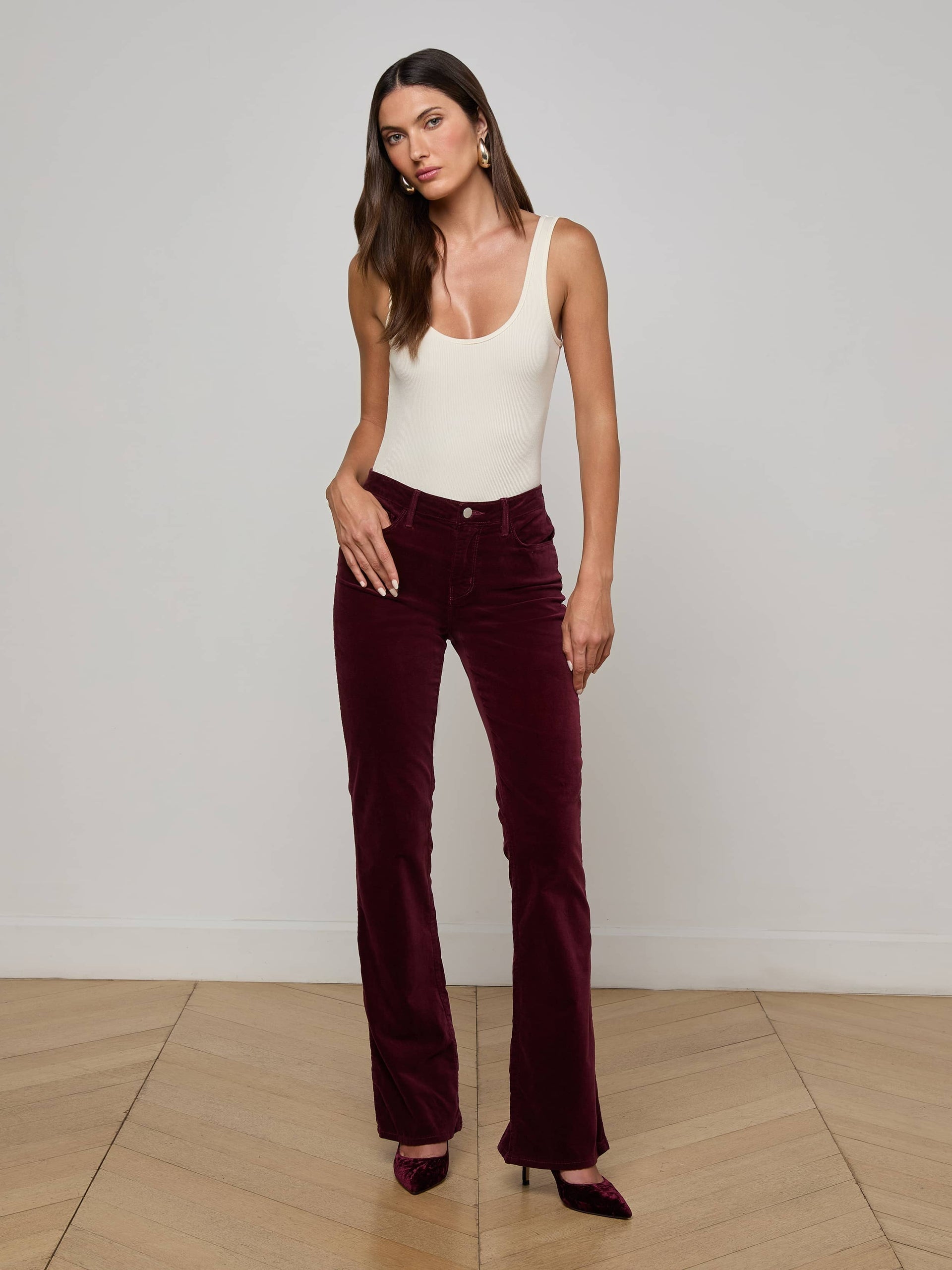 Stevie Velvet Jean Dark Port