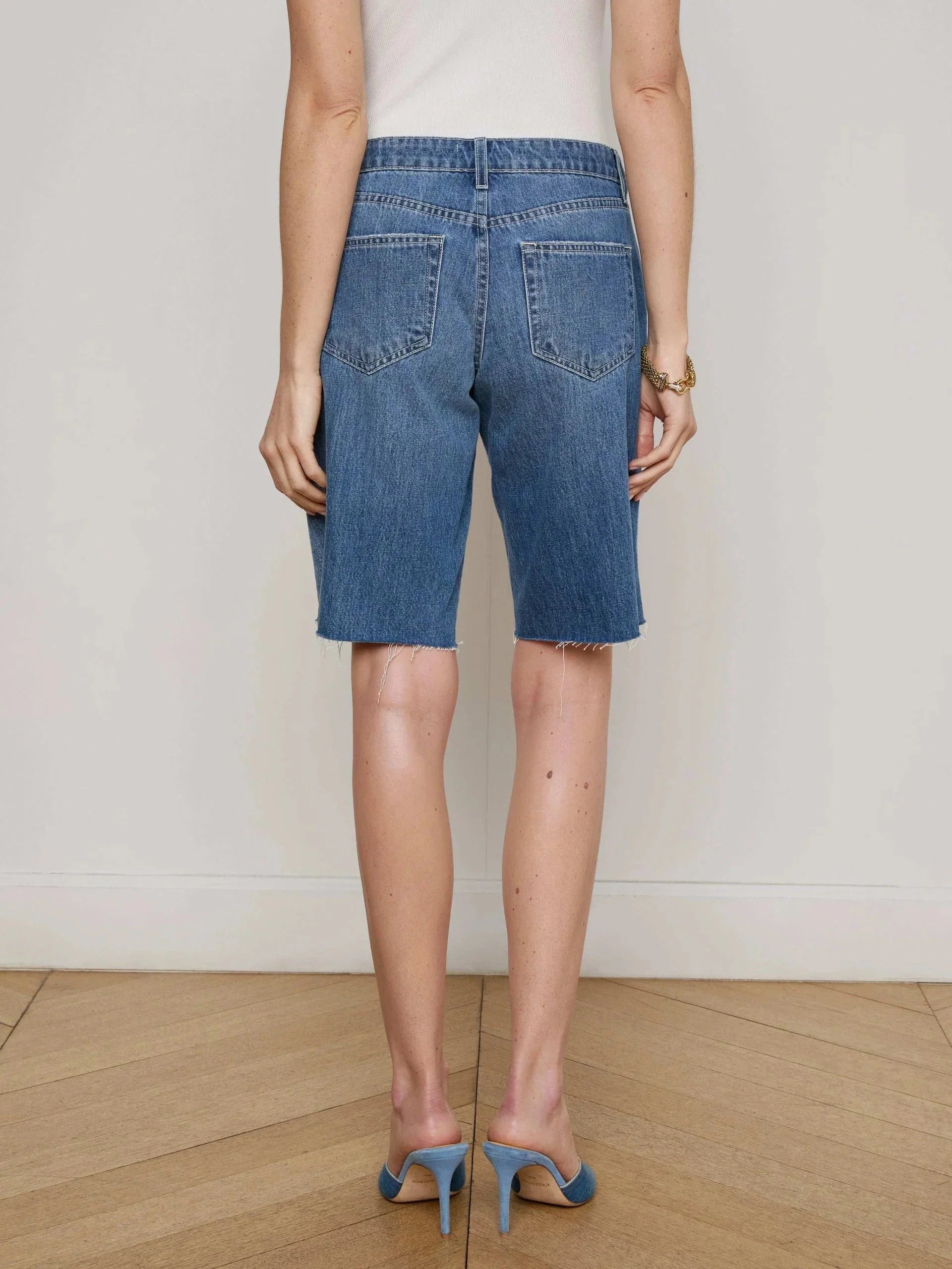 Elise Denim Bermuda Short Woodrow