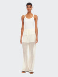 Gianna Crochet Pants Off White/Navy