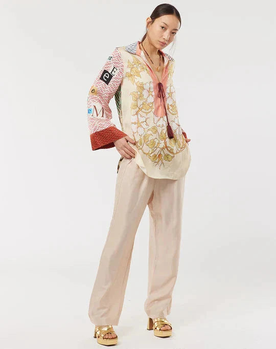 Caroline String Tie Collar Oriental