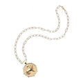 Courage Original Pendant Coin 18" Drawn Link