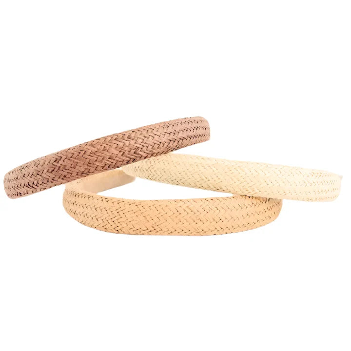 Skinny Natural Rattan Headband