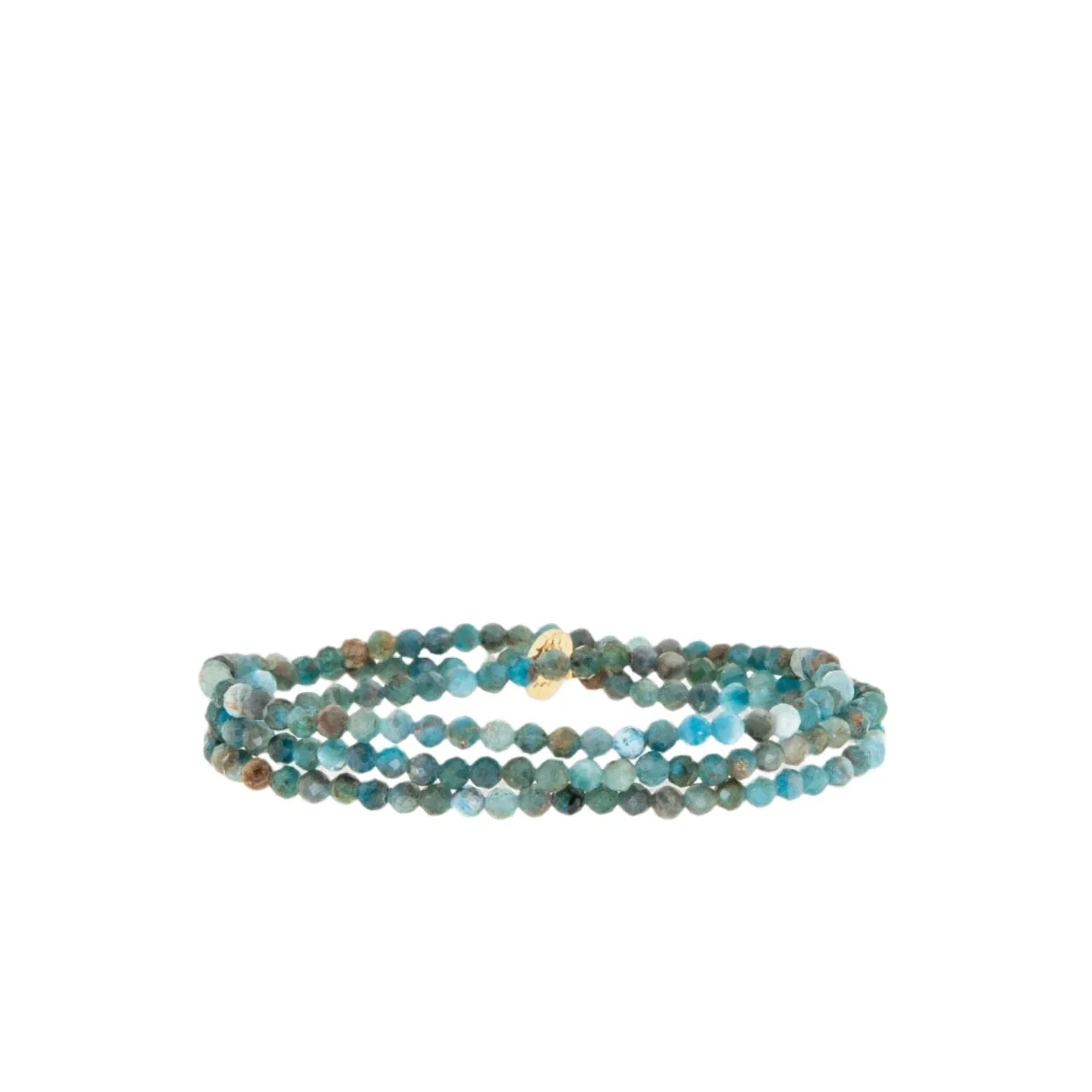 Apatite Semi Precious Stone Stretch Bracelet