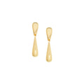 Elongated Droplet Earring Gold