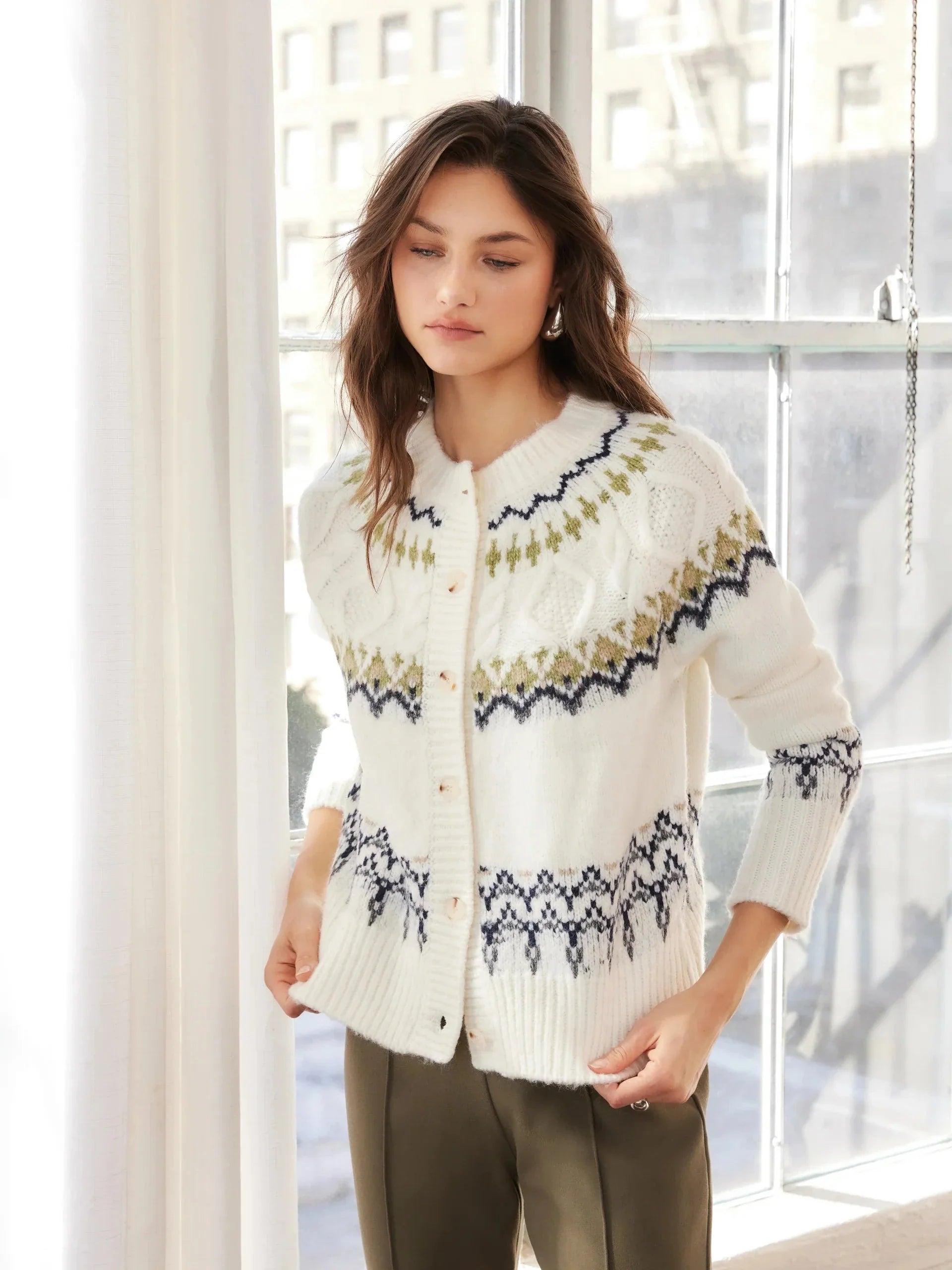Astrid Cardigan Sweater Multi Color