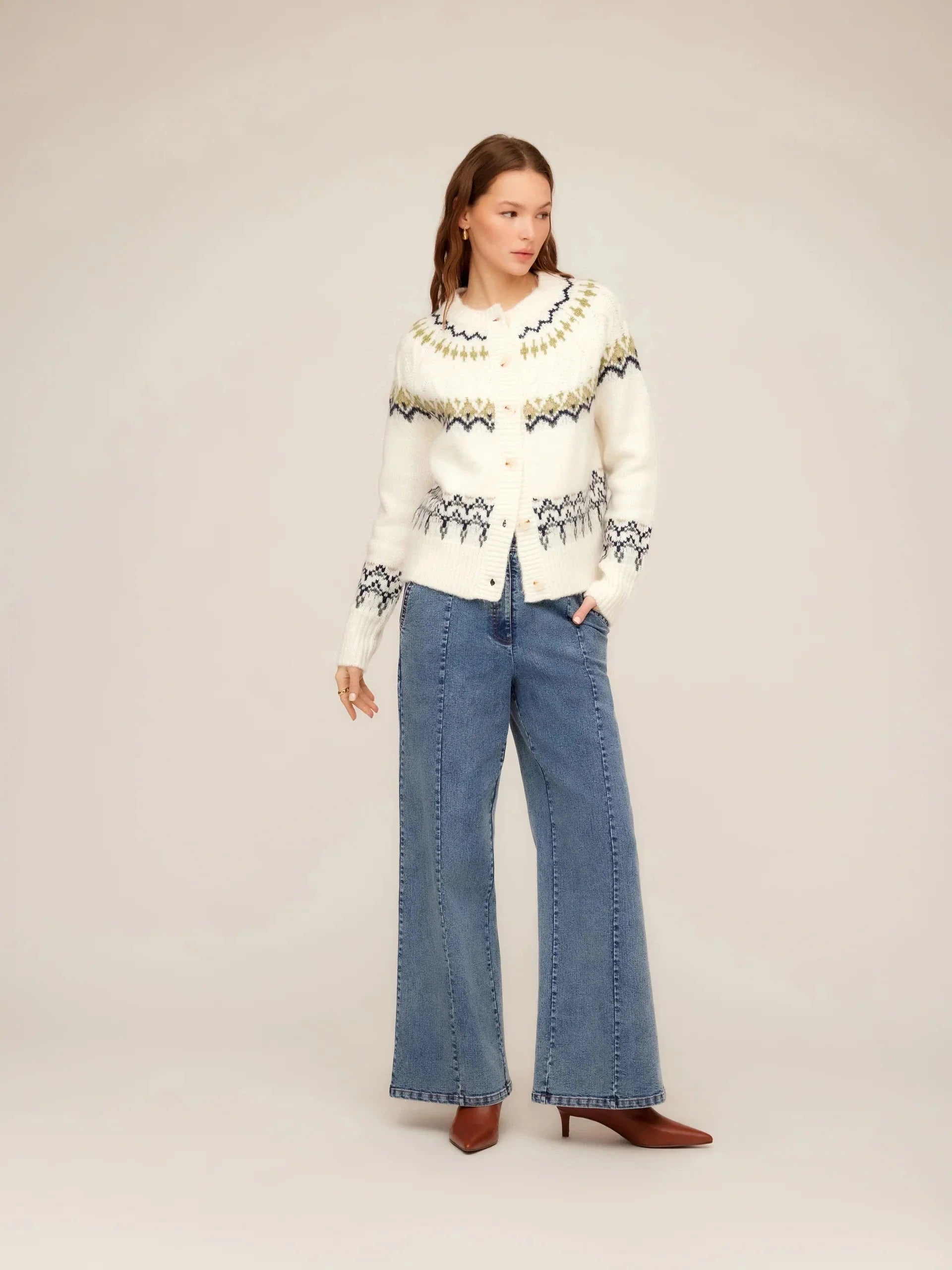Astrid Cardigan Sweater Multi Color