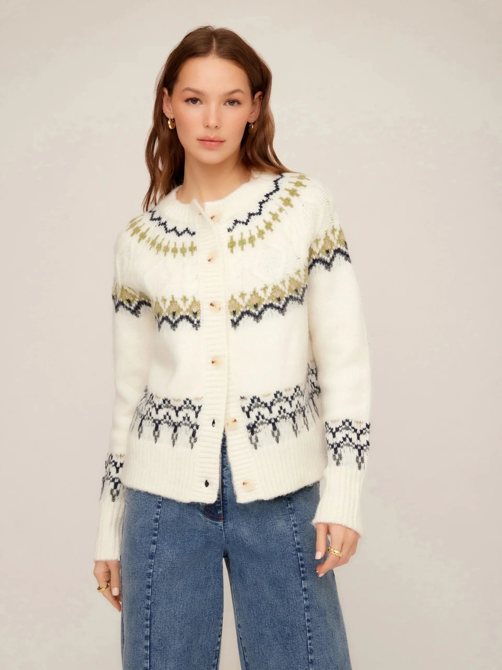 Astrid Cardigan Sweater Multi Color