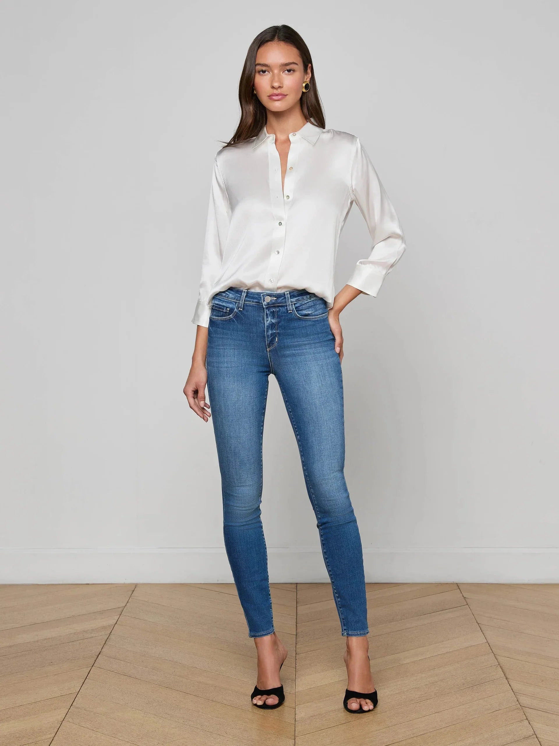 Dani Silk Blouse Ivory
