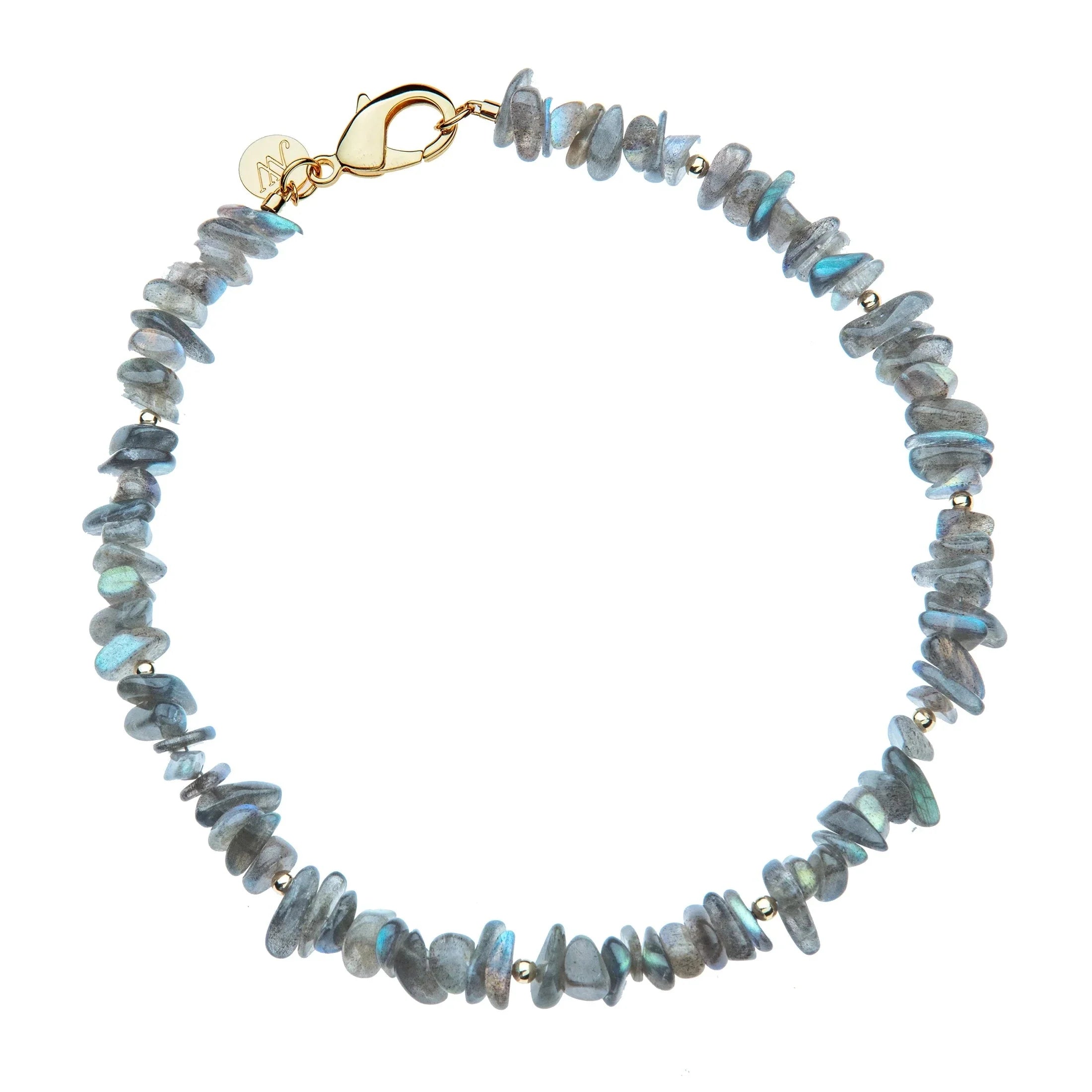 Labradorite Natural Beaded Necklace