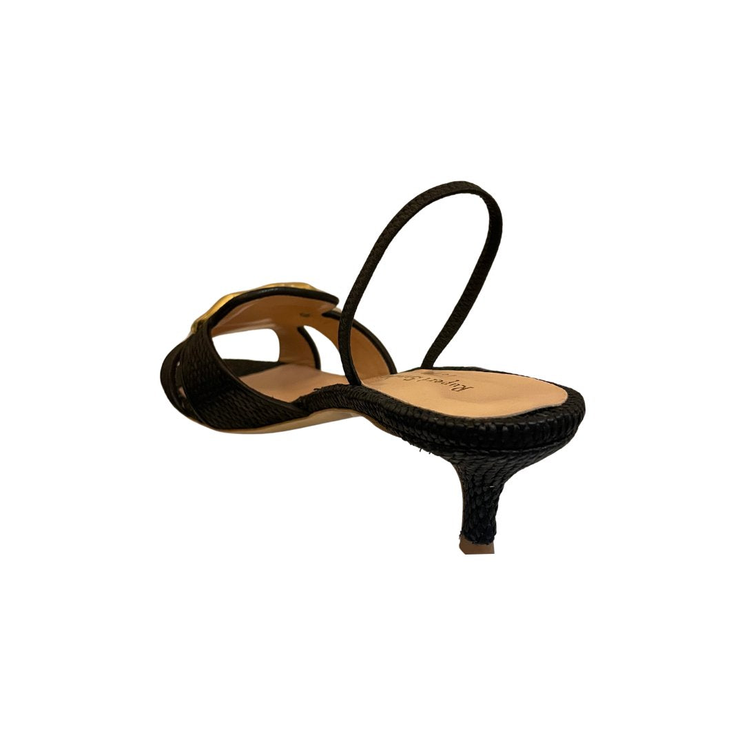 Baski Raffia Nero