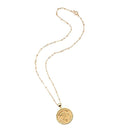 Protect Small Pendant Coin 16"-18" Satellite Chain