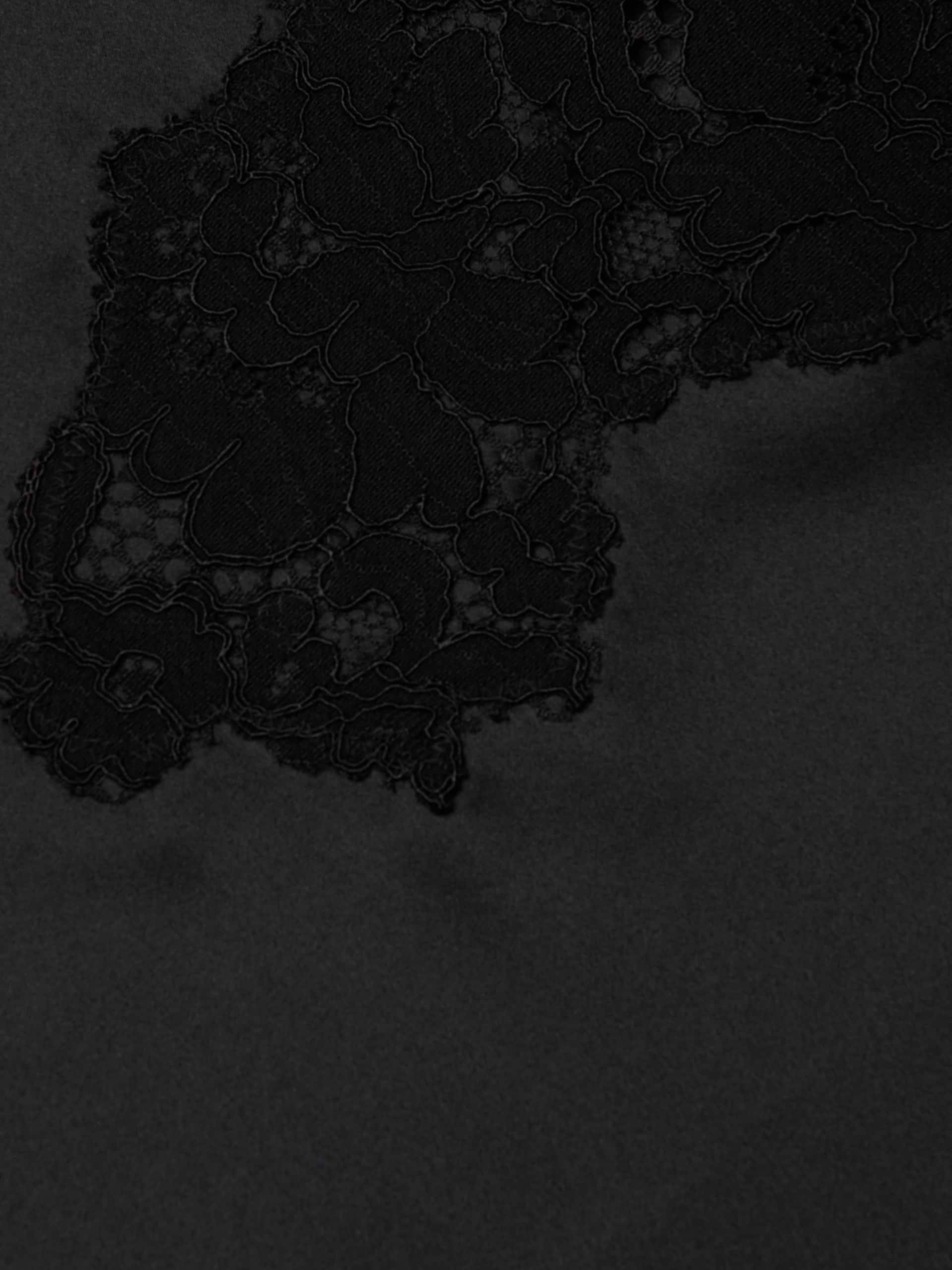 Fenna Silk Lace Dress Black