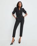 Renzo Pant Black With Gold Buttons