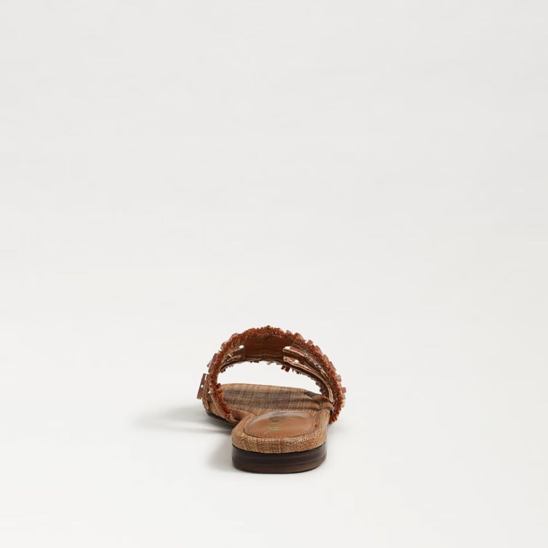 Bay Stone Slide Sandal Sunstone Raffia