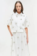 Cosmo Camp Shirt White