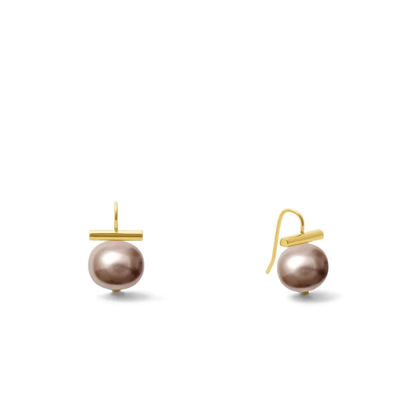Baby Petite + Sweet Pebble Pearl Earrings Pearlessen